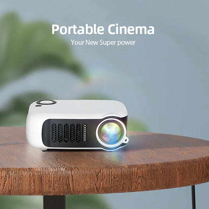 Projetor A2000 MINI Home Cinema Portable  1080P  HD Port Smart TV BOX